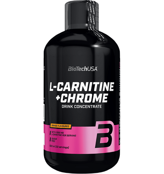 BioTech L-Carnitine + Chrome Orange 500 ml