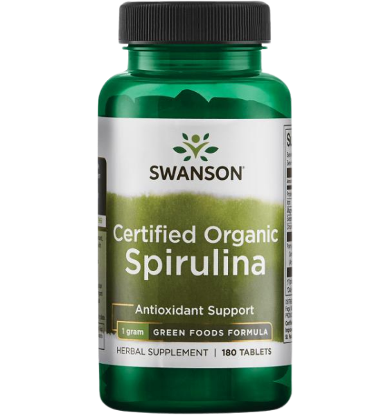 Swanson Spirulina 500mg 180 tab