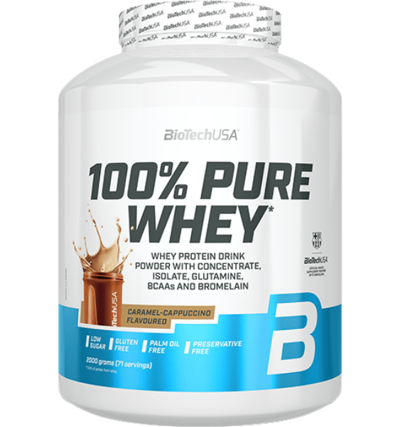 BioTech 100% Pure Whey Caramel-Capuccino 2000 g