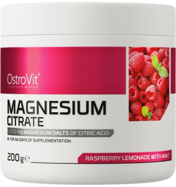 OstroVit Magnesium Citrate Raspberry Lemonade with Mint 200 g