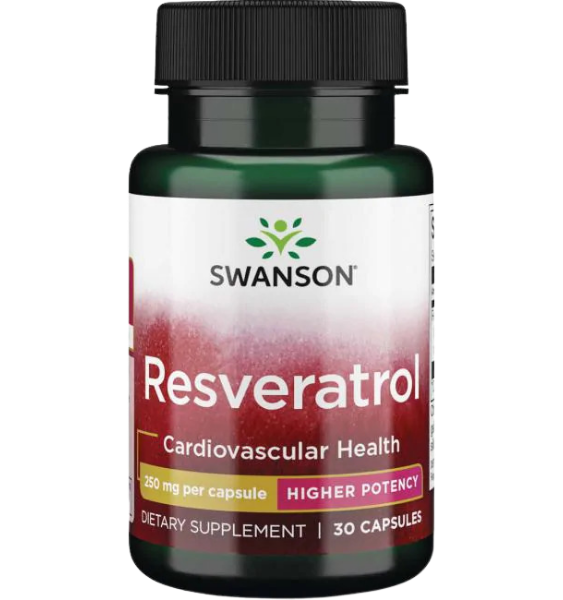 Swanson Resveratrol 250mg 30 kap