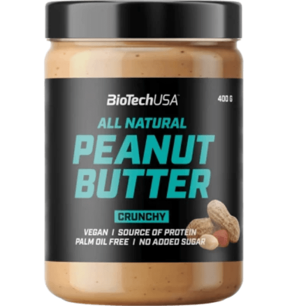 BioTech Peanut Butter Crunchy (BB 2026-10-31) 400 g