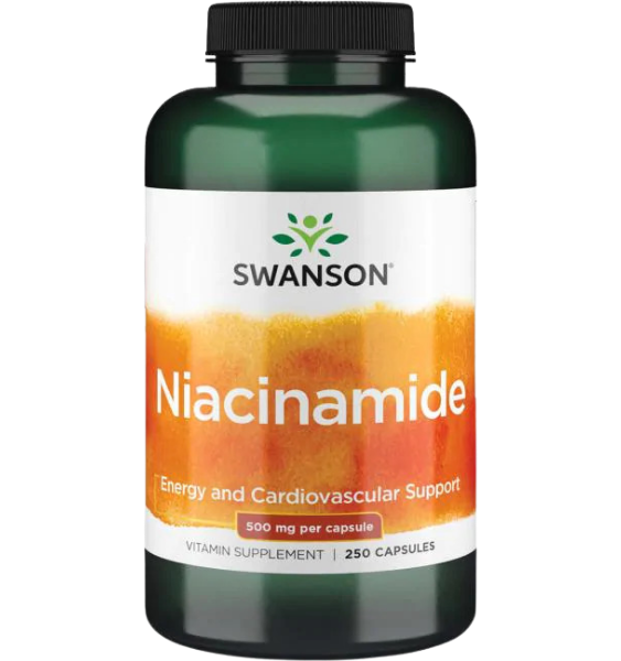 Swanson Niacinamide 500mg 250 kap