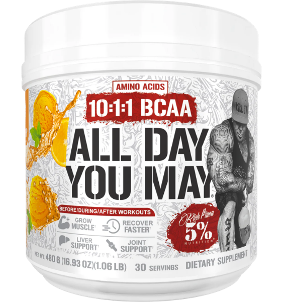5% Nutrition - Rich Piana All Day You May Push Pop 480 g