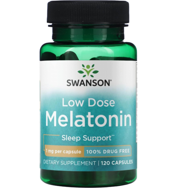Swanson Melatonin 1mg 120 kap