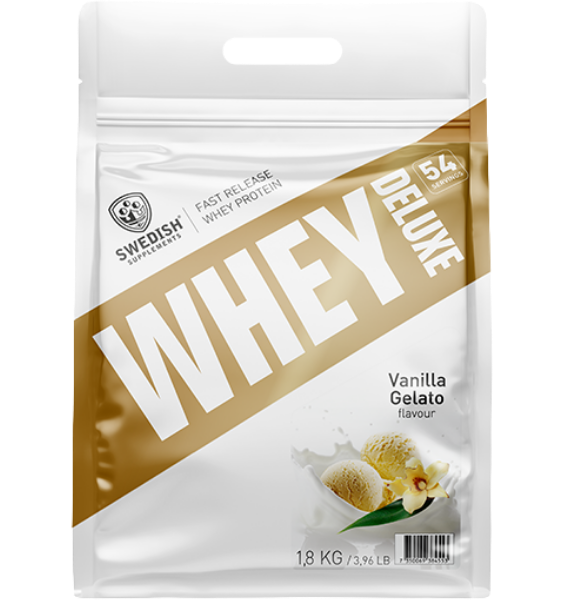 Swedish Supplements Whey Deluxe Vanilla Gelato 1800 g