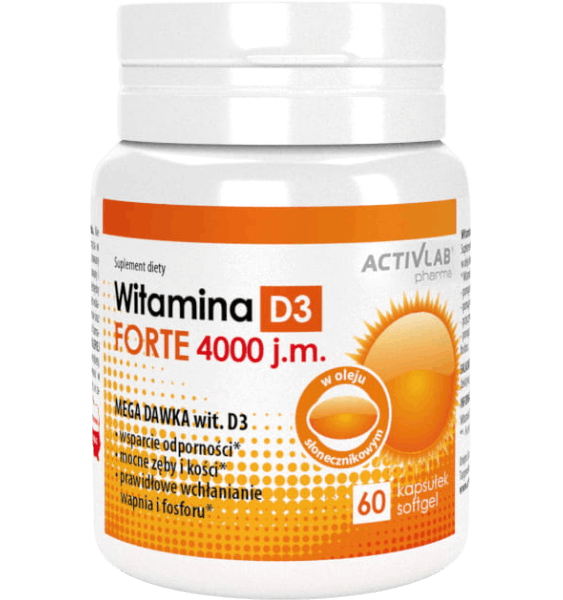ActivLab Vitamin D3 FORTE 4000 IU 60 kap