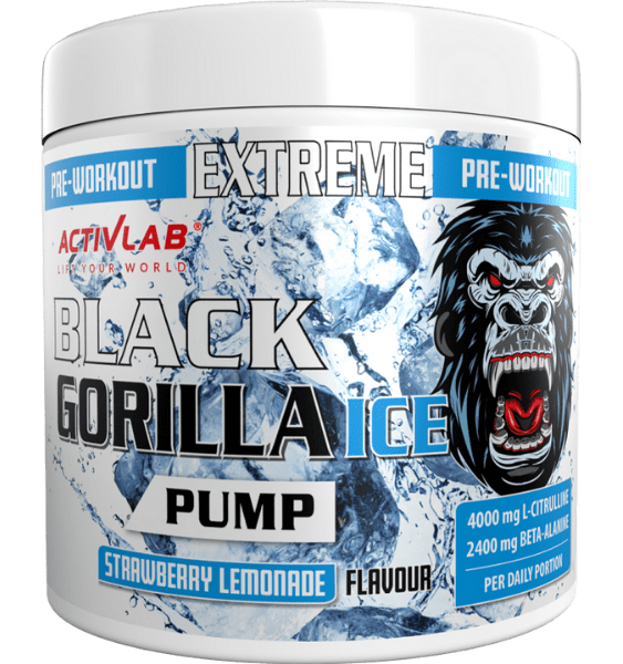 ActivLab Black Gorilla Ice Pump Preworkout Strawberry Lemonade 300 g