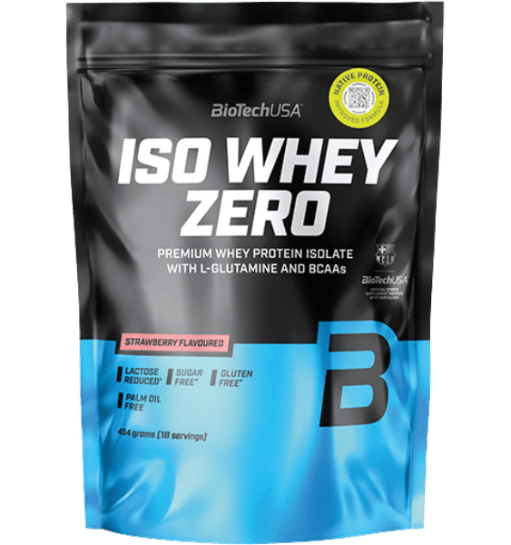 BioTech Iso Whey Zero Strawberry 454 g
