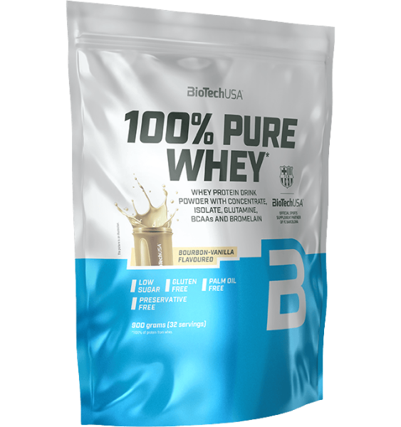BioTech 100% Pure Whey Bourbon Vanilla 900 g