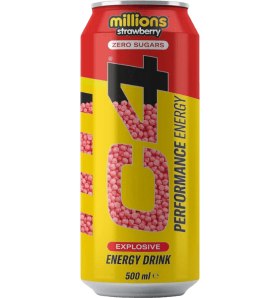 Cellucor C4 Energy Millions Strawberry (BB 2026-10-31) 500 ml