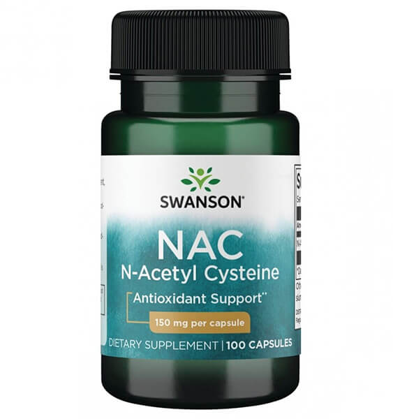 Swanson NAC N-Acetyl Cysteine 150mg 100 kap