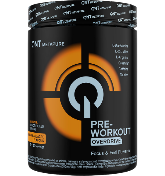 QNT Preworkout Overdrive Mango 390 g