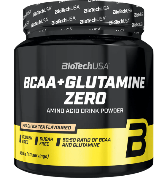 BioTech BCAA+Glutamine Zero Peach Ice Tea 480 g