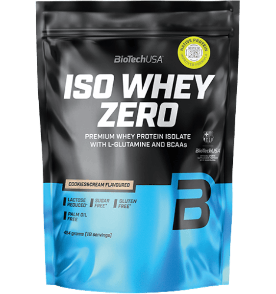 BioTech Iso Whey Zero Cookies & Cream 454 g