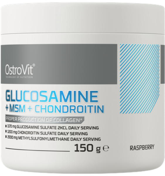 OstroVit Glucosamine + MSM + Chondroitin Raspberry 150 g