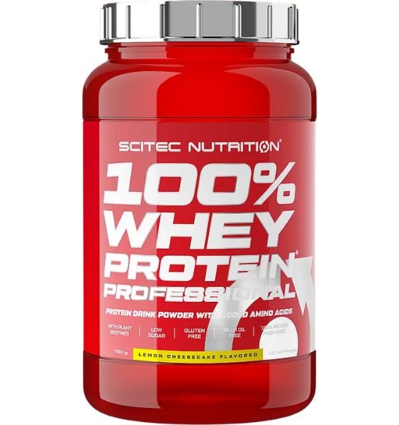 Scitec 100% Whey Protein Professional Lemon-Cheesecake 780 g