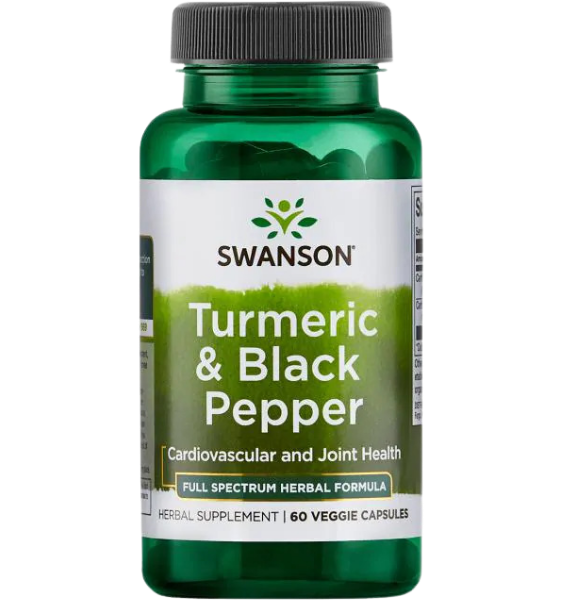 Swanson Turmeric & Black Pepper 60 caps