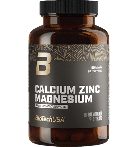 BioTech Calcium Zinc Magnesium from organic sources 90 tab
