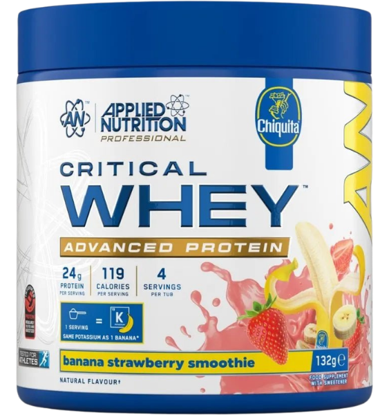 Applied Nutrition Critical Whey Protein Banana Strawberry Smoothie 132 g