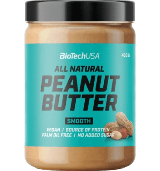 BioTech Peanut Butter Smooth (BB 2026-11-03) 400 g