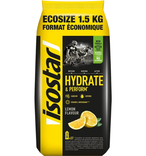 Isostar Powder Ecosize Hydrate & Perform Lemon 1500 g