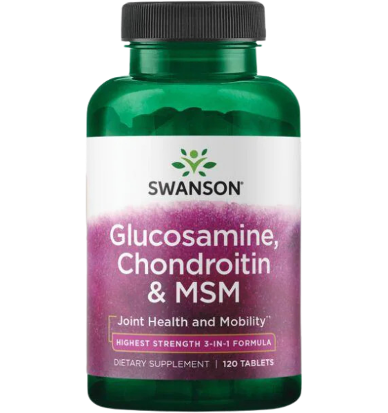 Swanson Glucosamine, Chondroitin & MSM 120 tab