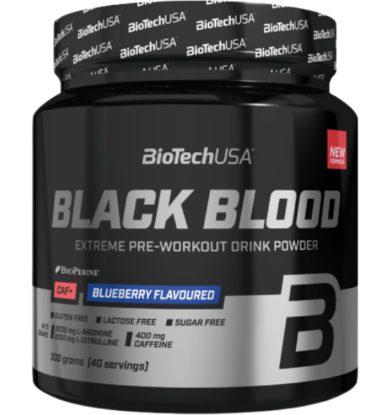 BioTech Black Blood CAF+ Blueberry 300 g