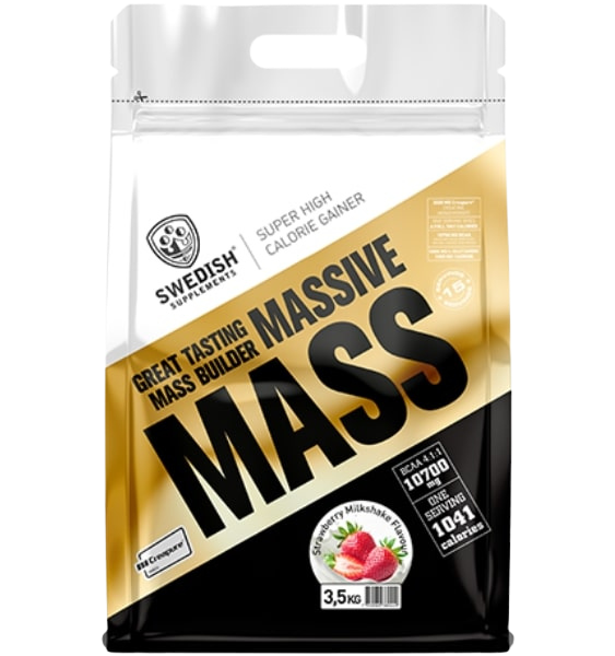 Swedish Supplements Massive Mass Strawberry Milkshake 3500 g