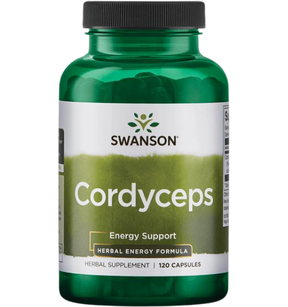 Swanson Cordyceps 600mg 120 kap