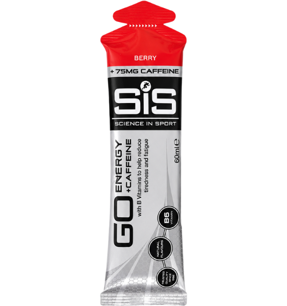 SIS GO Energy + Caffeine Gels Berry 60 ml
