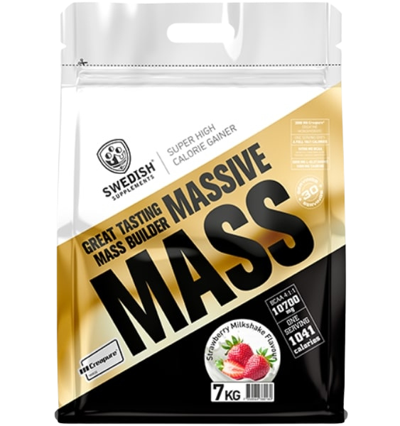 Swedish Supplements Massive Mass Strawberry Milkshake 7000 g