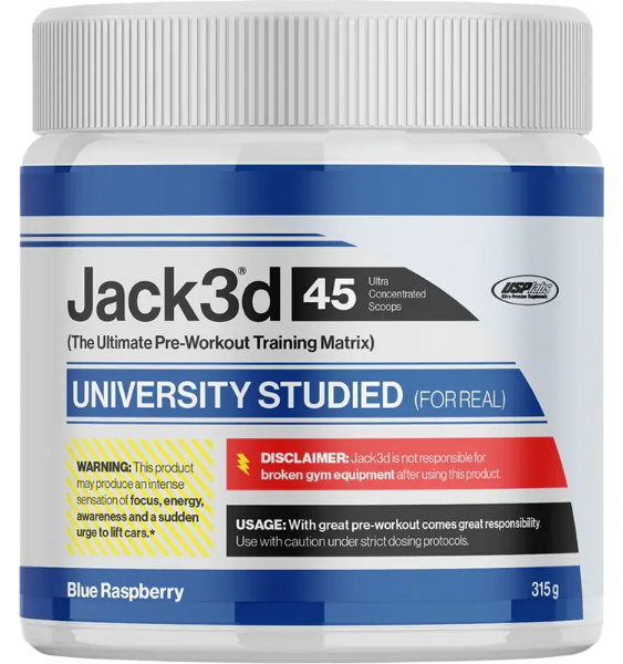 USPlabs Jack3d Advanced Pre-workout Blue Raspberry 315 g