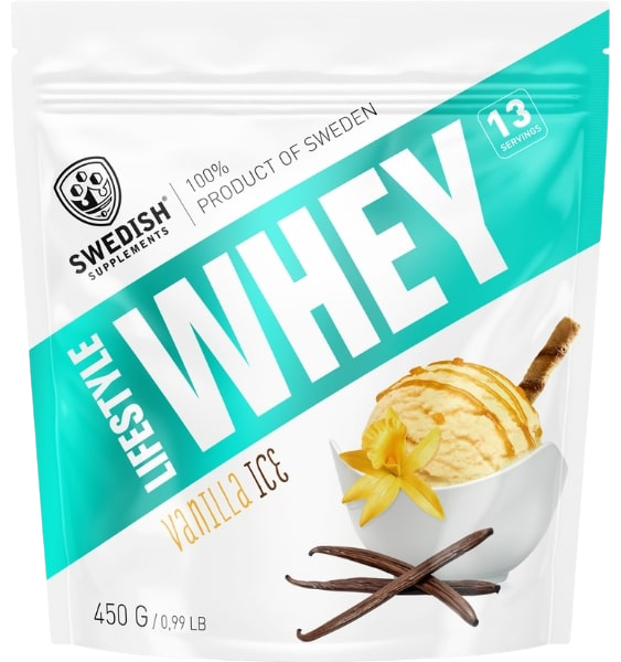 Swedish Supplements Lifestyle Whey Vanilla Ice 450 g