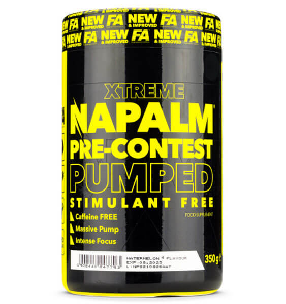 Fitness Authority Napalm Pre-Contest Pumped Stimulant Free Dragon Fruit 350 g