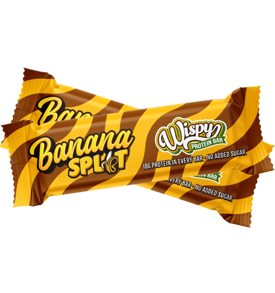 Wispy Protein Bar Banana Split 55 g