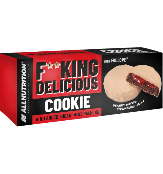 Allnutrition F**king Delicious Cookie Peanut Butter Strawberry Jelly (BB 2026-10-30) 128 g