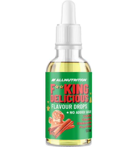 Allnutrition FITKING Delicious Flavour drops Cookie crunch cinnamon 50 ml