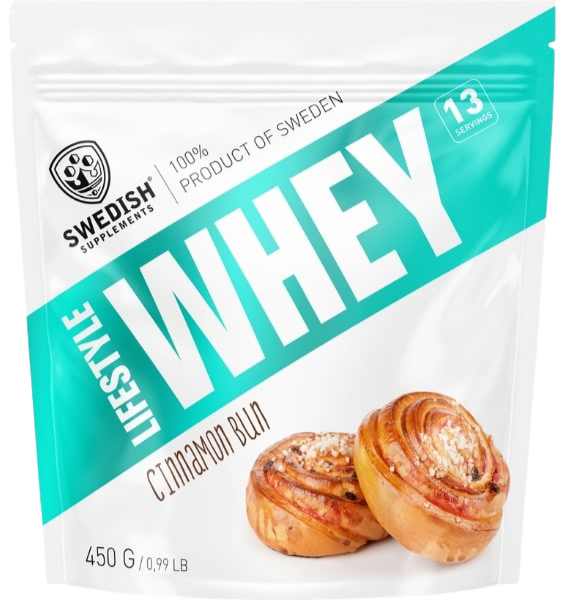 Swedish Supplements Lifestyle Whey Cinnamon Bun 450 g