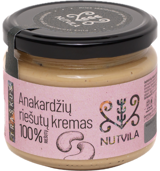 Nutvila Crunchy Cashew Butter 300 g