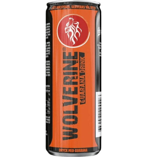 Wolverine Wolverine Energy Drink Guarana Caffeine free 250 ml