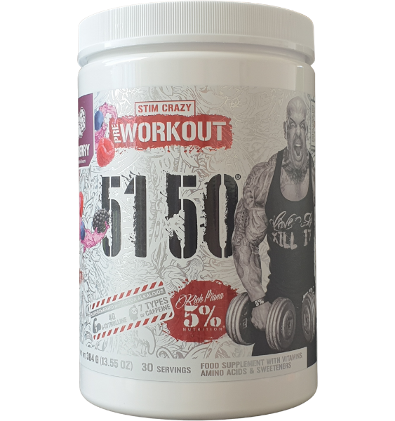 5% Nutrition - Rich Piana 5150 Wildberry 384 g