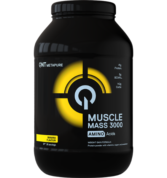 QNT 3000 Muscle Mass Gainer Banana 1300 g