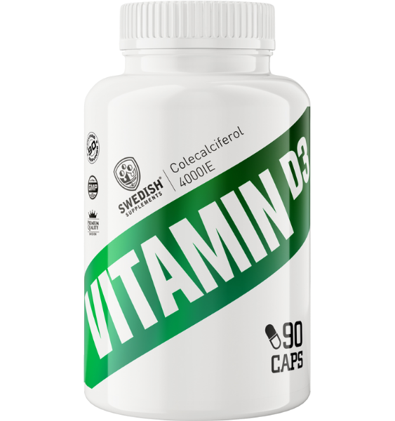 Swedish Supplements Vitamin D3 4000 IU 90 kap