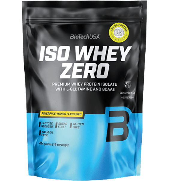 BioTech Iso Whey Zero Pineapple-mango 454 g