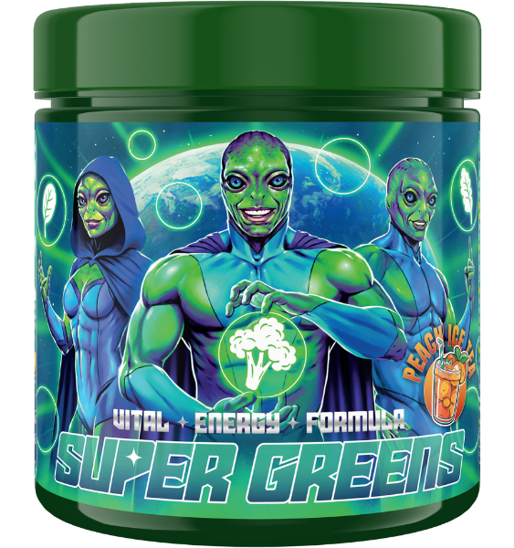Swedish Supplements Super Greens Peach Ice Tea 250 g