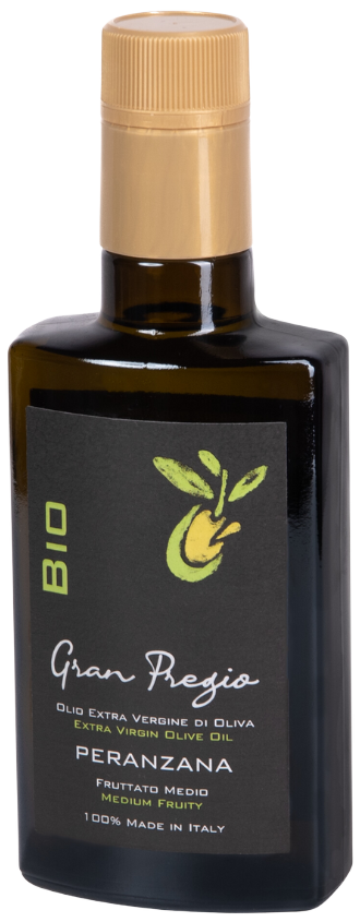 Extra virgin alyvuogių aliejus PERANZANA, ekologiškas GRAN PREGIO, 250 ml