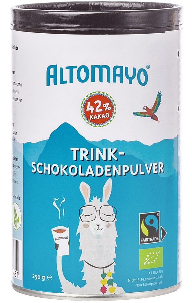 Geriamojo šokolado milteliai, ekologiški ALTOMAYO, 250 g