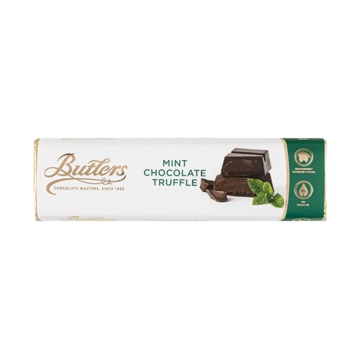 Šokoladinių triufelių batonėlis MINT TRUFFLE BUTLERS