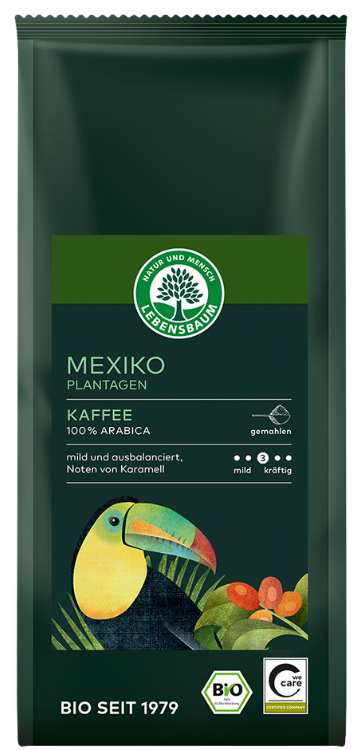 Malta kava PLANTAGEN, ekologiška LEBENSBAUM, 250 g
